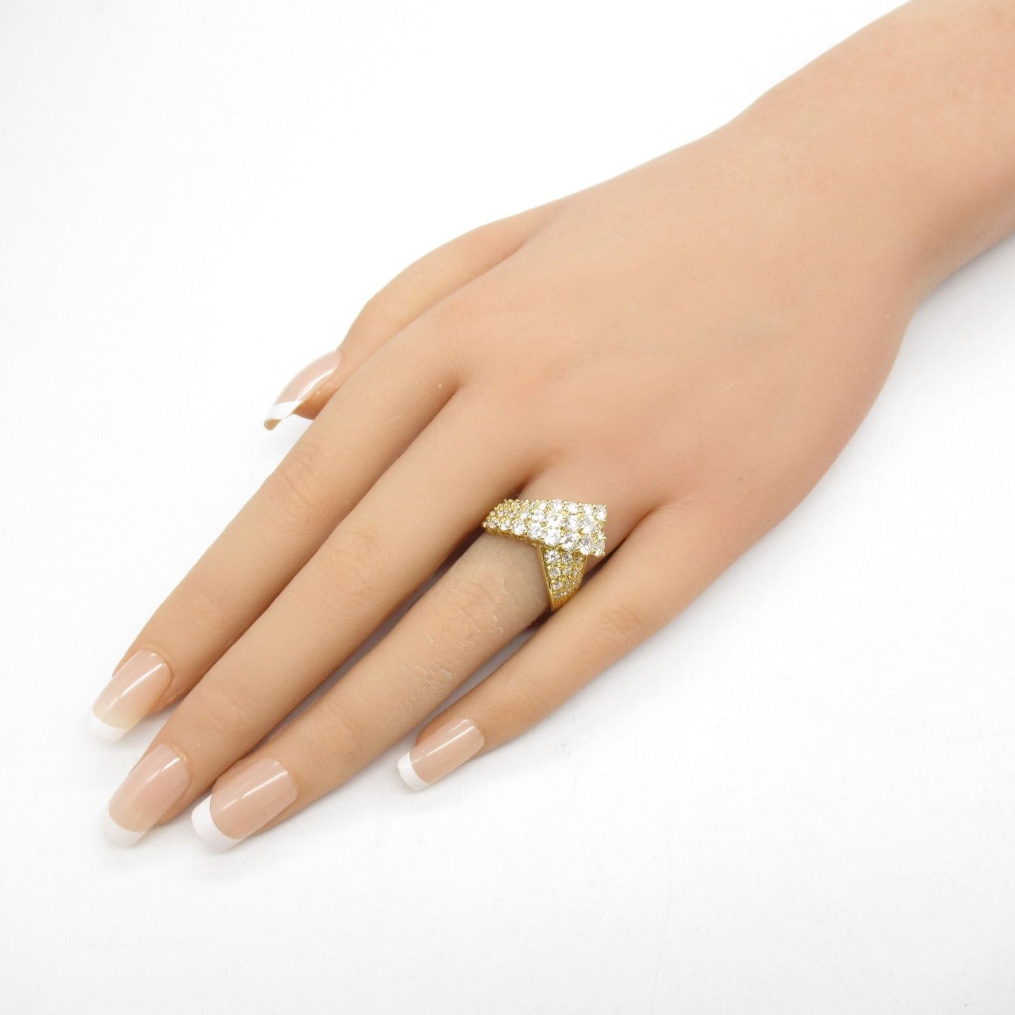 Exquisite K18 Yellow Gold Diamond Ring - 2.08ct Luxury Jewelry