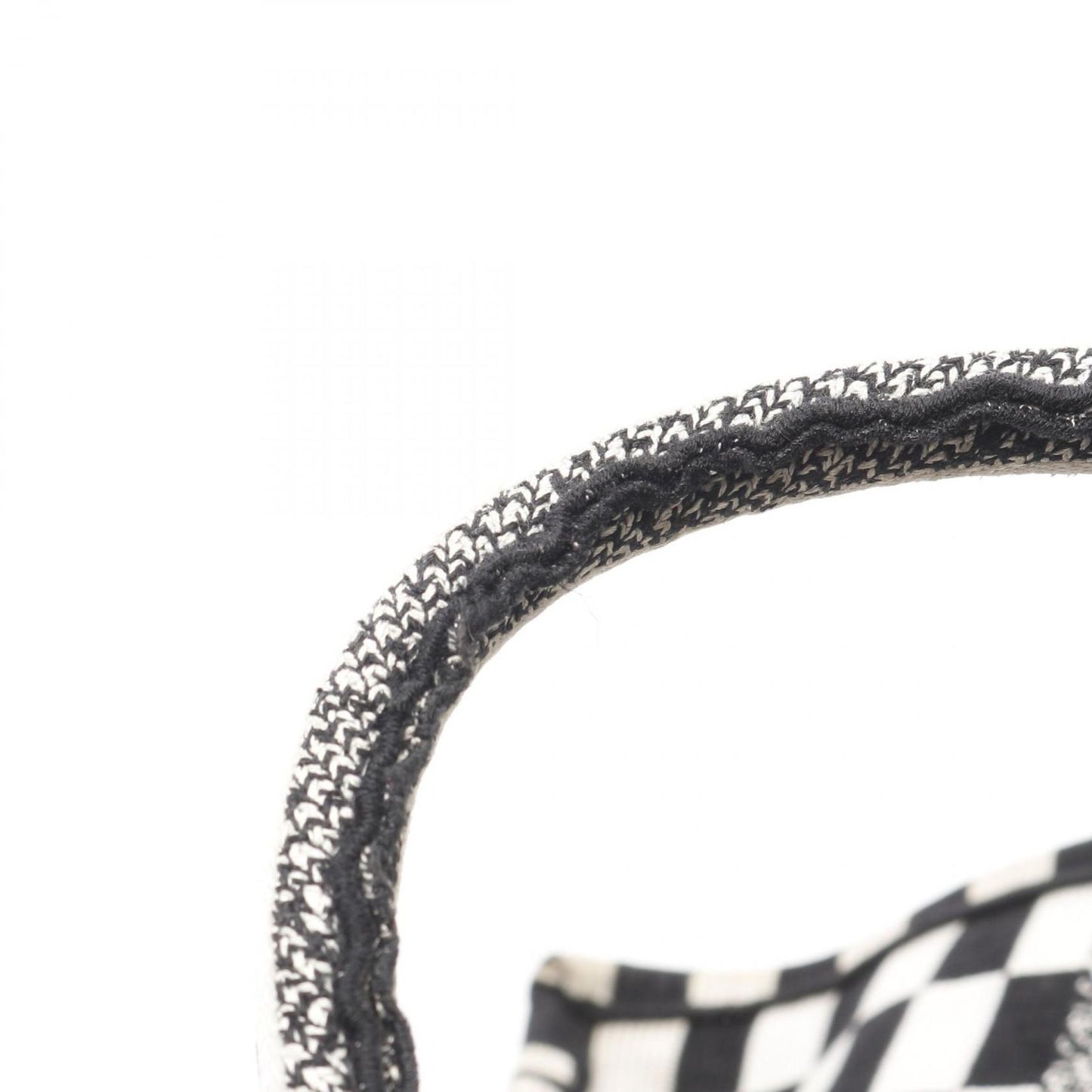 Dior Book Tote Large in Black & White Canvas - Timeless Elegance