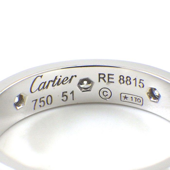 Cartier Love Ring SM with Diamonds in 18K White Gold