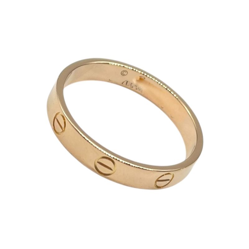 Cartier Mini Love Ring in 18K Pink Gold - Timeless Elegance