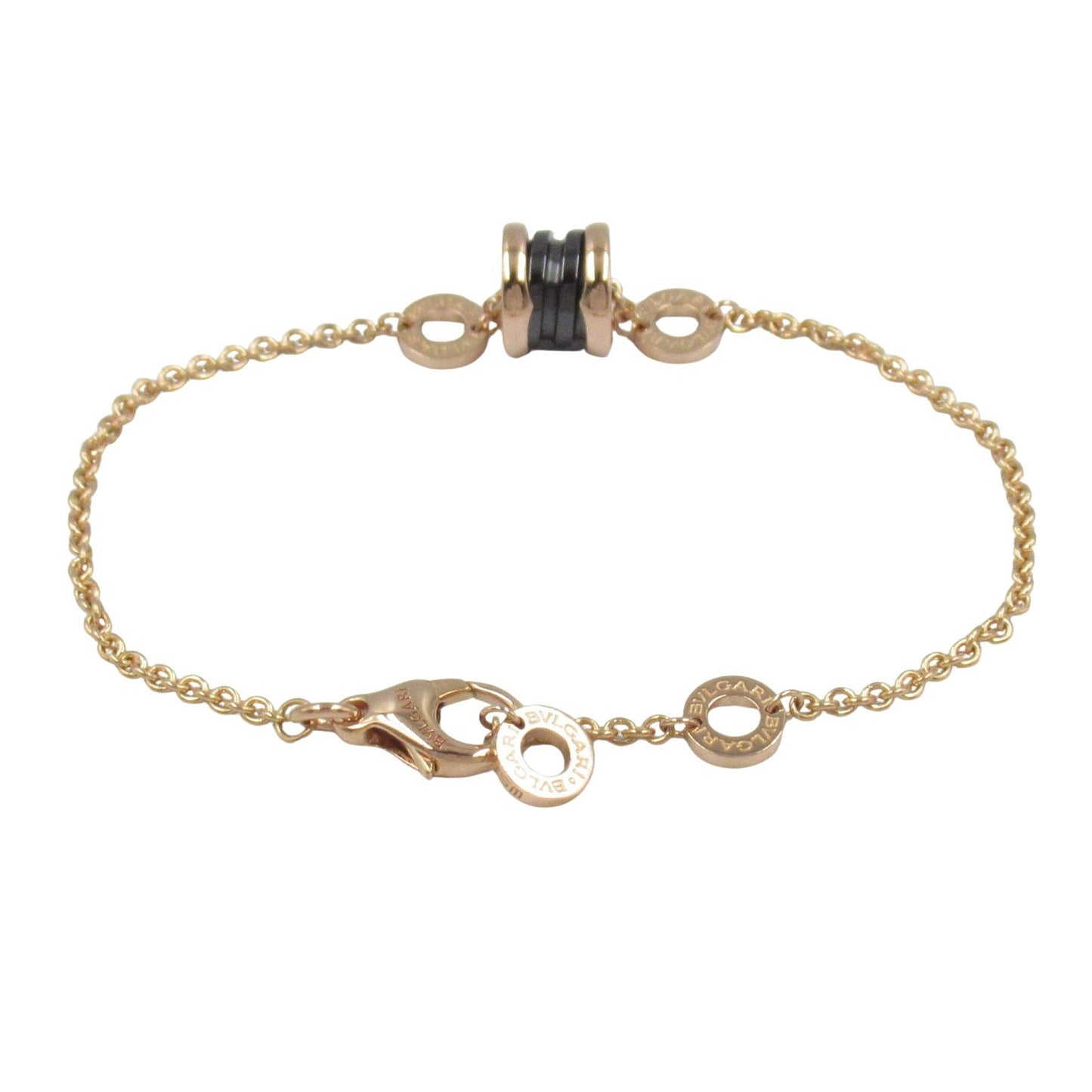 BVLGARI B-zero1 Ceramic Bracelet in K18 Pink Gold - Exquisite Elegance