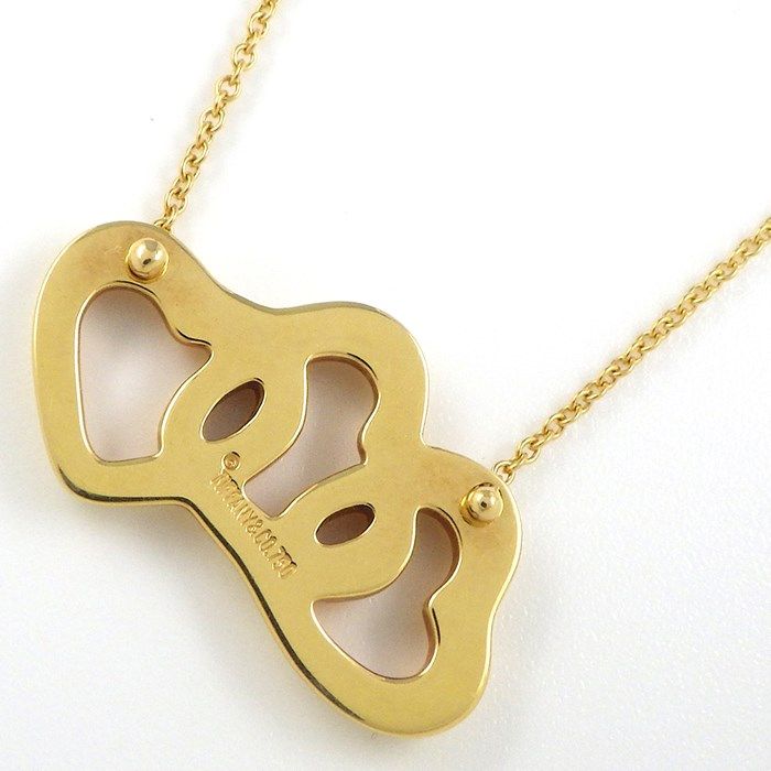 Tiffany & Co. Triple Heart Necklace in K18 Yellow Gold