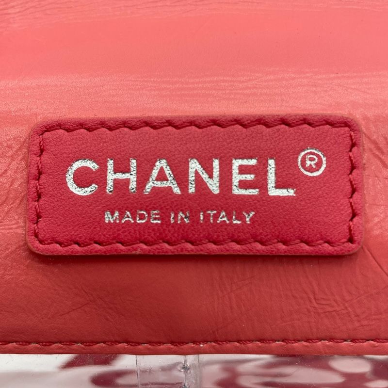 CHANEL A57826 Pink Calfskin Backpack with Silver Hardware