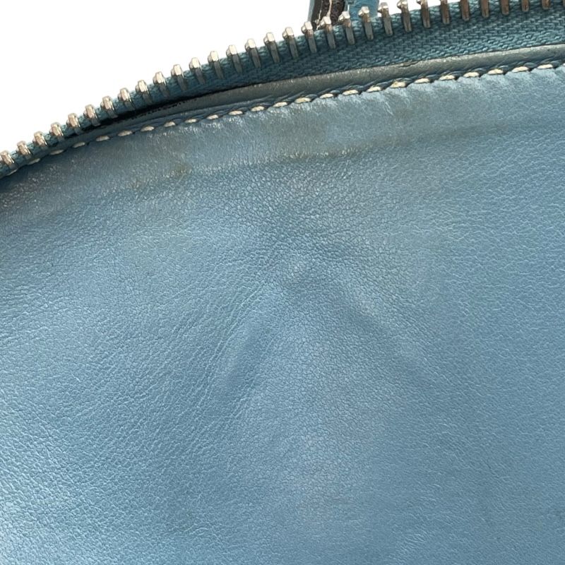 HERMES Bolide 31 in Blue Jean with Silver Hardware - Timeless Elegance