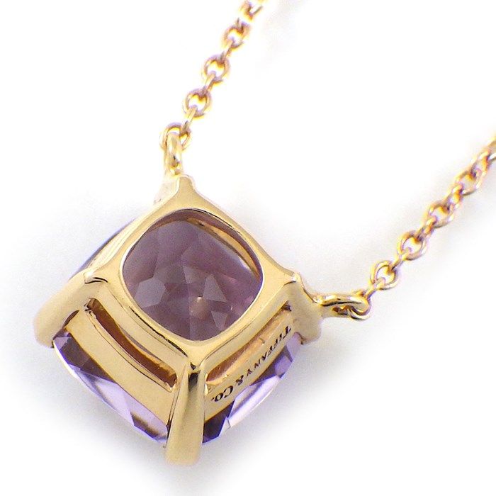 Tiffany & Co. Sparkler Amethyst Necklace in K18 Pink Gold