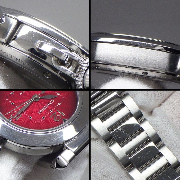Cartier Pasha de Cartier WSPA0031 Automatic Watch with Red Dial