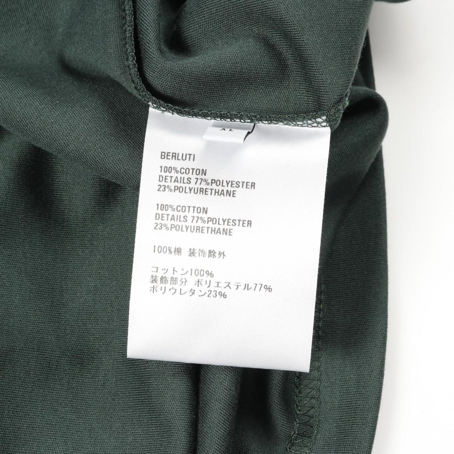 Berluti Green Cotton T-Shirt - Timeless Elegance