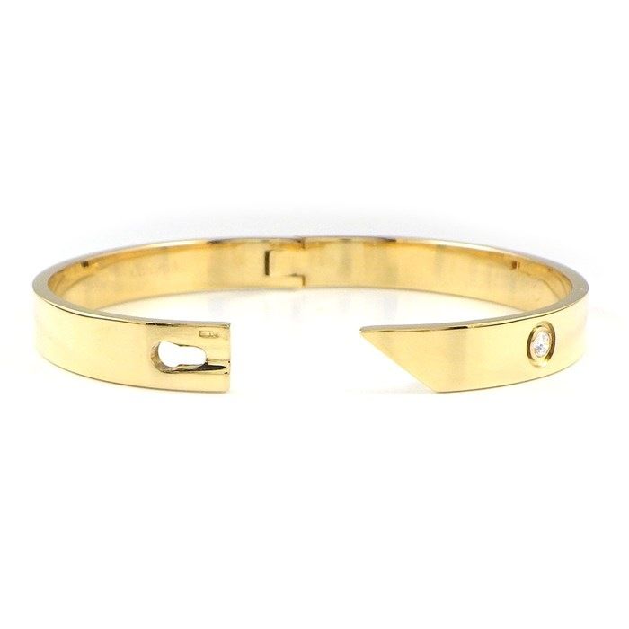 Cartier Anniversary Bangle with Diamond in 18K Yellow Gold