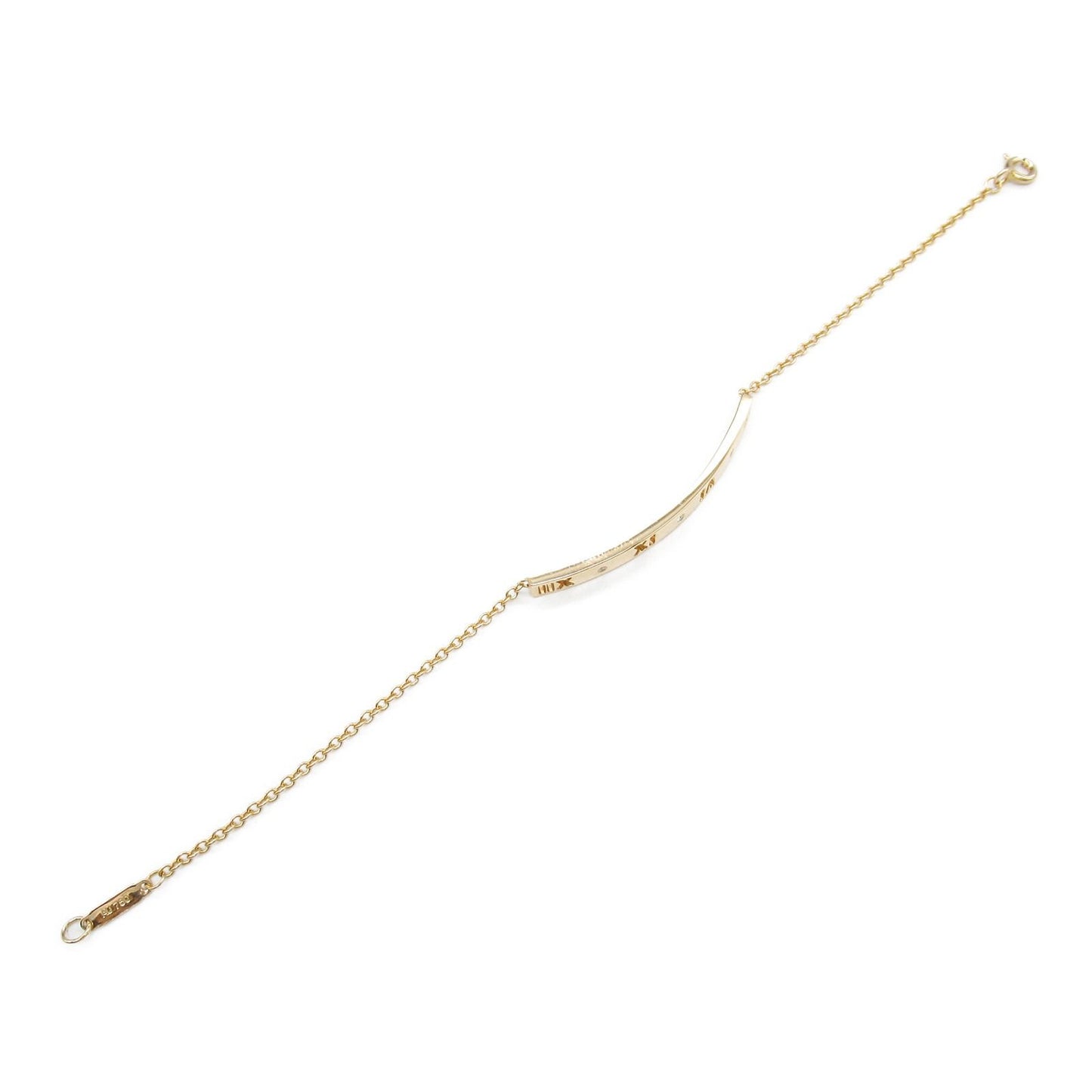 TIFFANY & CO Atlas Bracelet in K18 Pink Gold with Diamonds