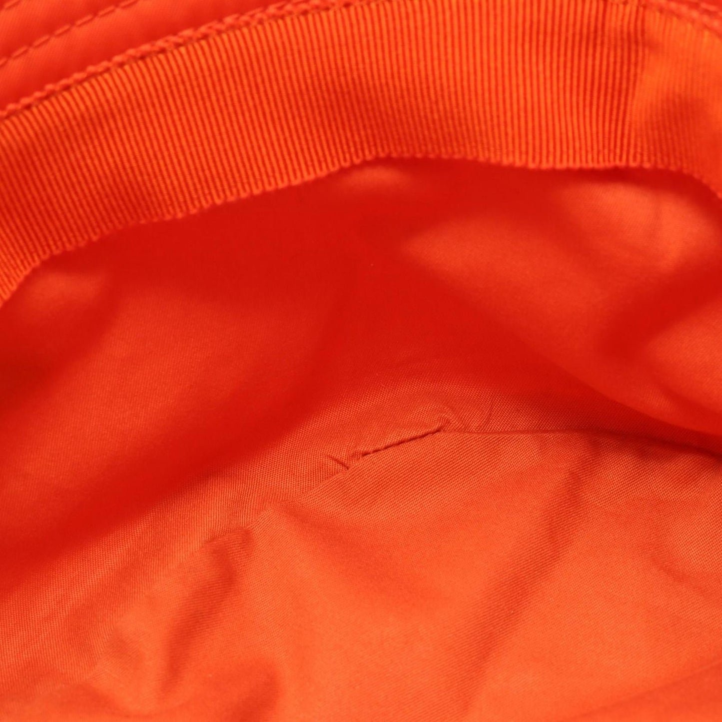 PRADA Re-Nylon Bucket Hat in Orange - Unused Luxury Accessory