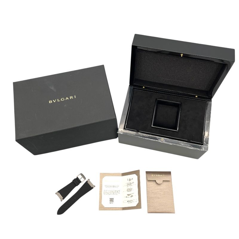 BVLGARI Octo Finissimo Chronograph GMT 103890 Green Titanium Watch