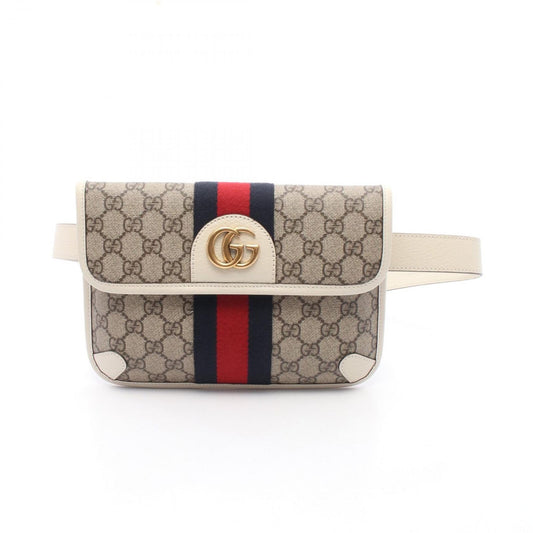 GUCCI GG Supreme Ophidia Belt Bag - Beige/White Luxury Accessory