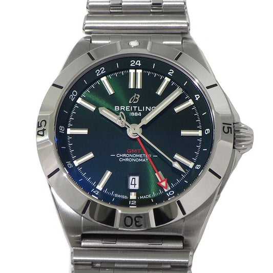 Breitling Chronomat A32398101L1A1 Green Dial GMT Automatic Watch