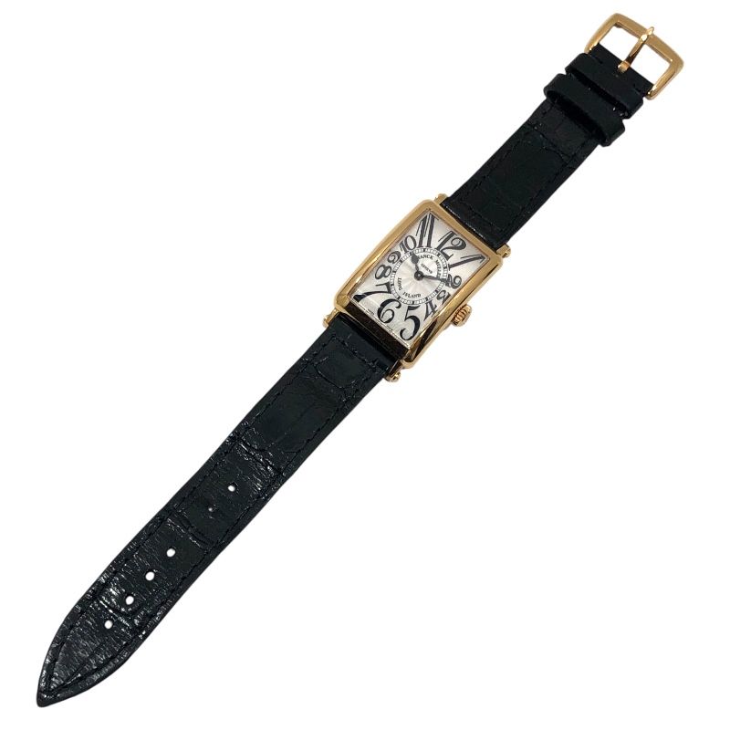 Franck Muller Long Island 902QZ K18PG Silver Quartz Ladies Watch