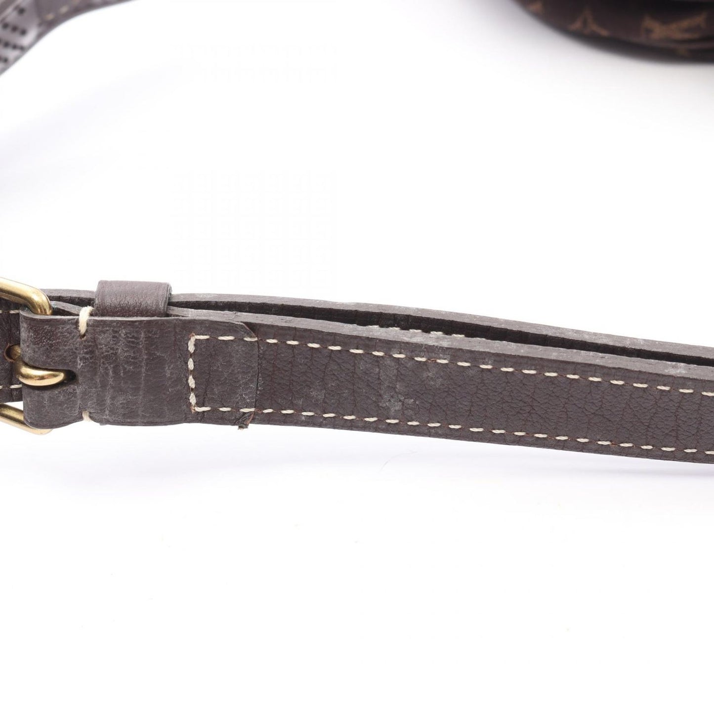 Louis Vuitton SoMure 30 Shoulder Bag in Ébène Canvas & Leather