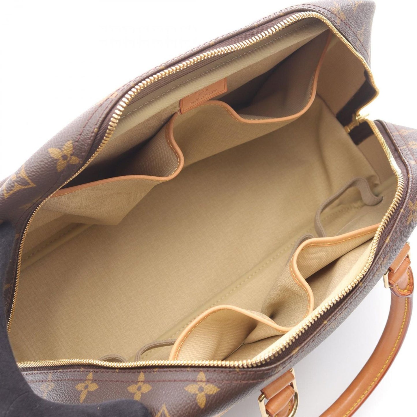 Louis Vuitton Deauville Bowling Vanity Handbag - Timeless Elegance