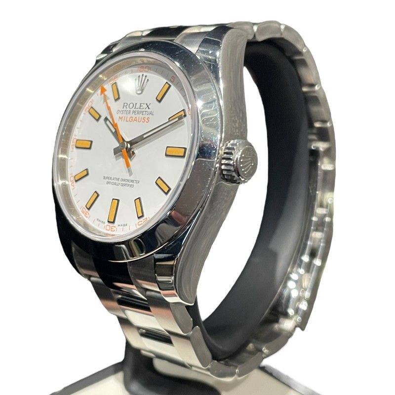 ROLEX Milgauss 116400 White Dial Stainless Steel Automatic Watch