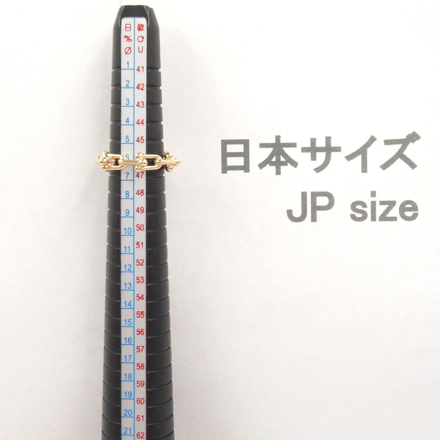 TIFFANY & CO Hardware Micro Ring in K18PG Pink Gold - Size 6