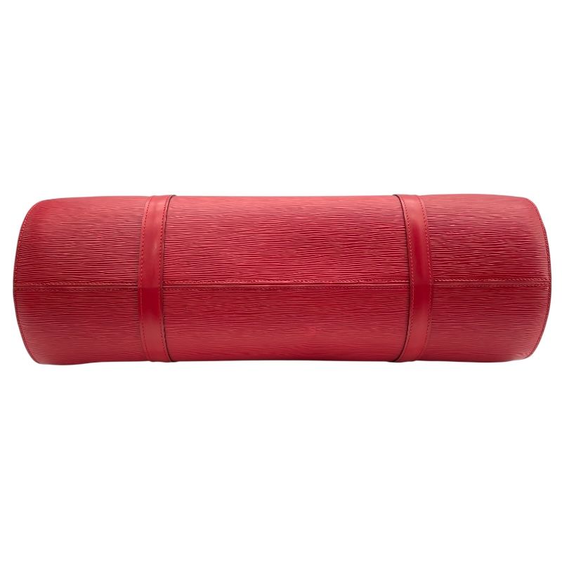 Louis Vuitton Sorbonne 50 Boston Bag in Red Epi Leather