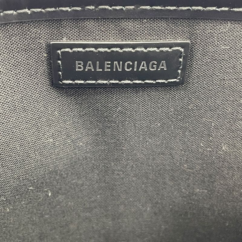Balenciaga Navy Cabas XS Black Canvas Shoulder Bag