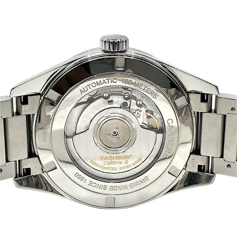 TAG Heuer Carrera Grand Date GMT WAR5010.BA0723 - Black & Silver Luxury Watch