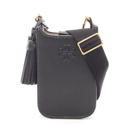 Tory Burch Thea Cellphone Crossbody Bag in Black Leather