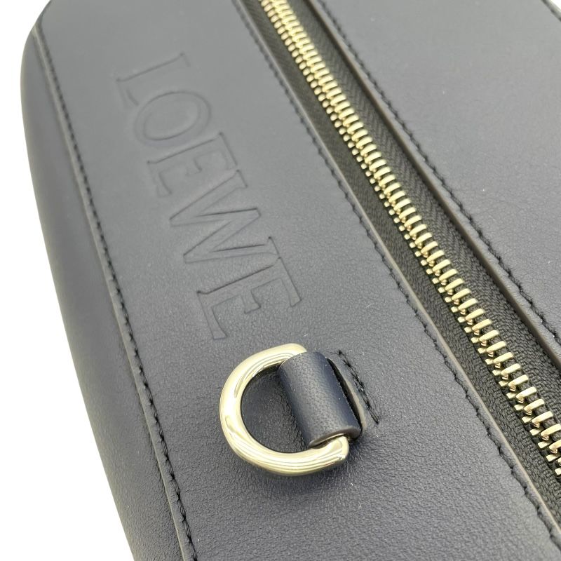 LOEWE Convertible Sling Bag in Navy Leather - Exclusive Design