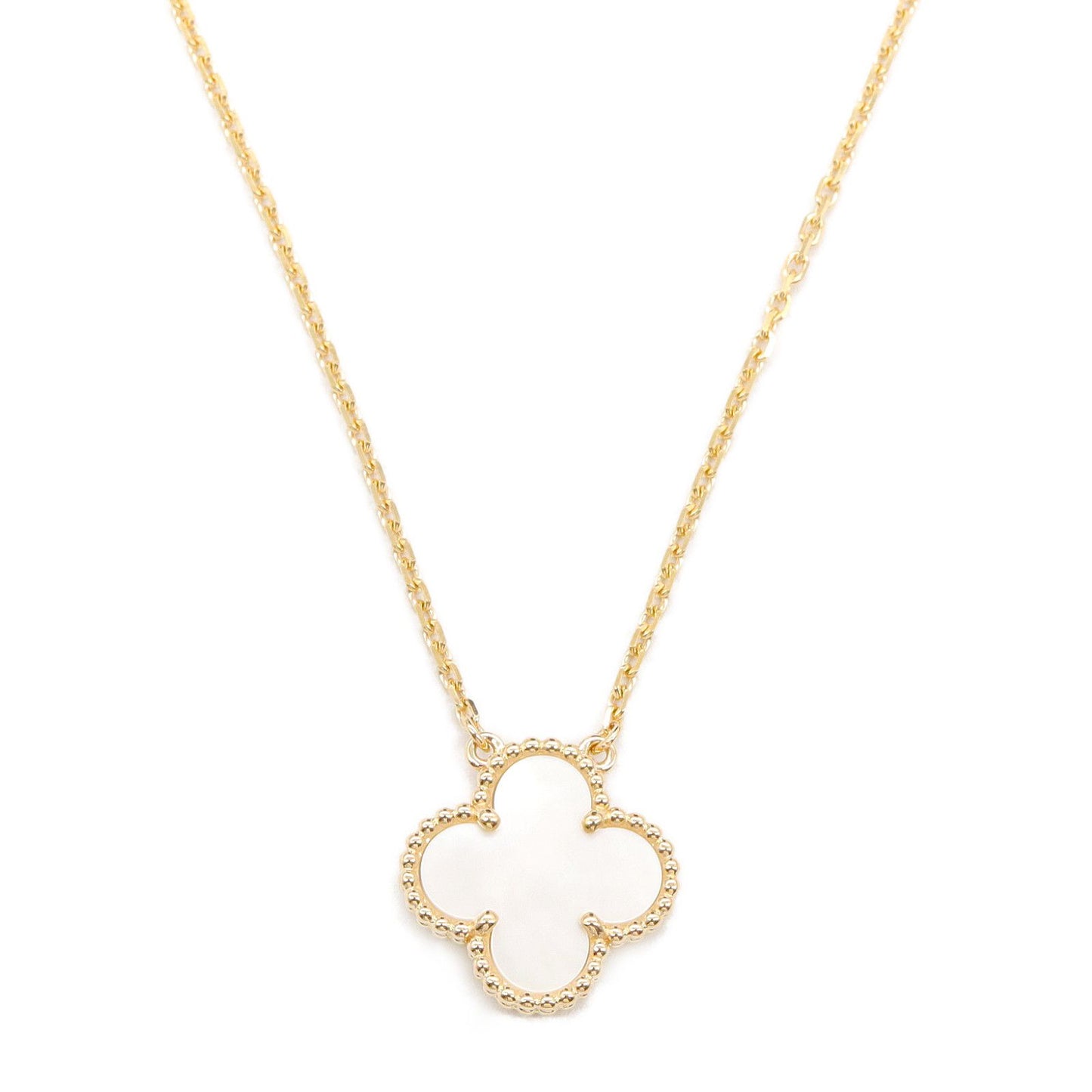 Van Cleef & Arpels Vintage Alhambra Necklace in Yellow Gold