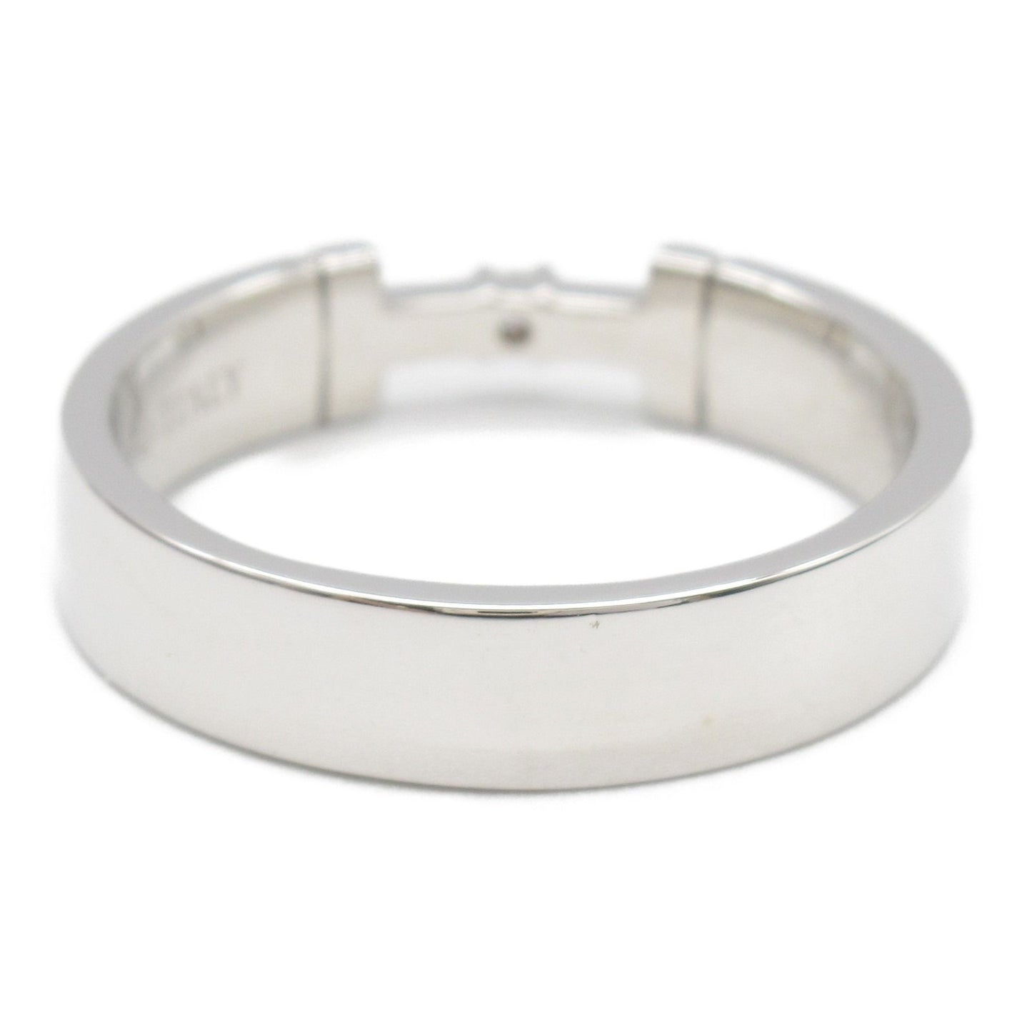 TIFFANY & CO T True Ring with Diamond in 18K White Gold