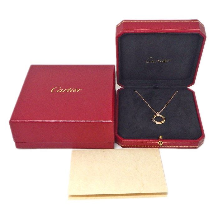 Cartier Trinity Necklace with Diamonds in Three Colors