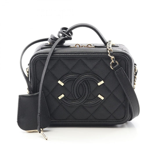 CHANEL CC Filigree Small Vanity Bag - Timeless Elegance