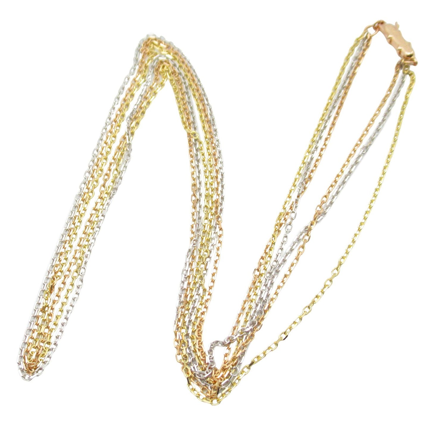 Cartier Trinity Necklace in K18 Gold - Timeless Elegance