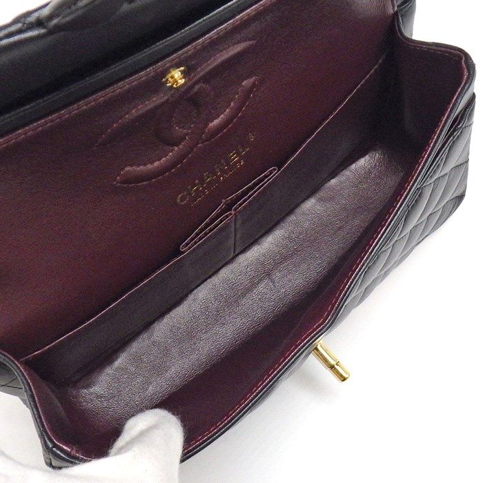 CHANEL Matelassé 23 Classic Small Handbag - Black & Bordeaux