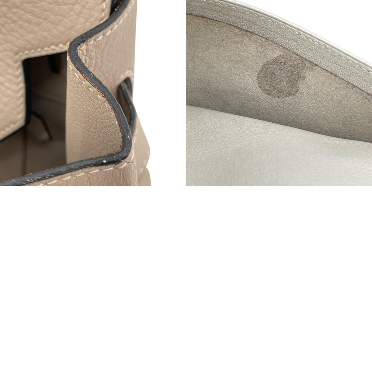 HERMES Birkin 35 in Turtledove Grey with Silver Hardware