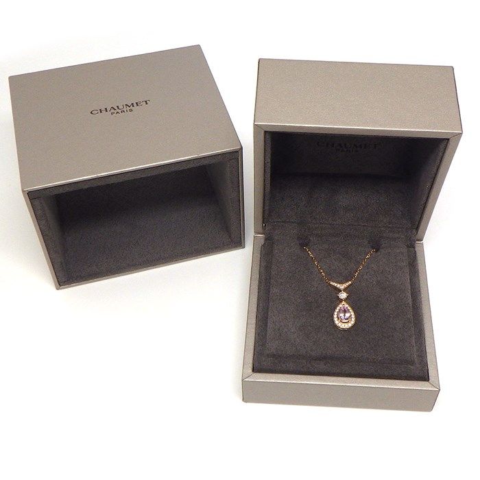 Chaumet Joséphine Églantine Necklace with Pink Quartz & Diamonds