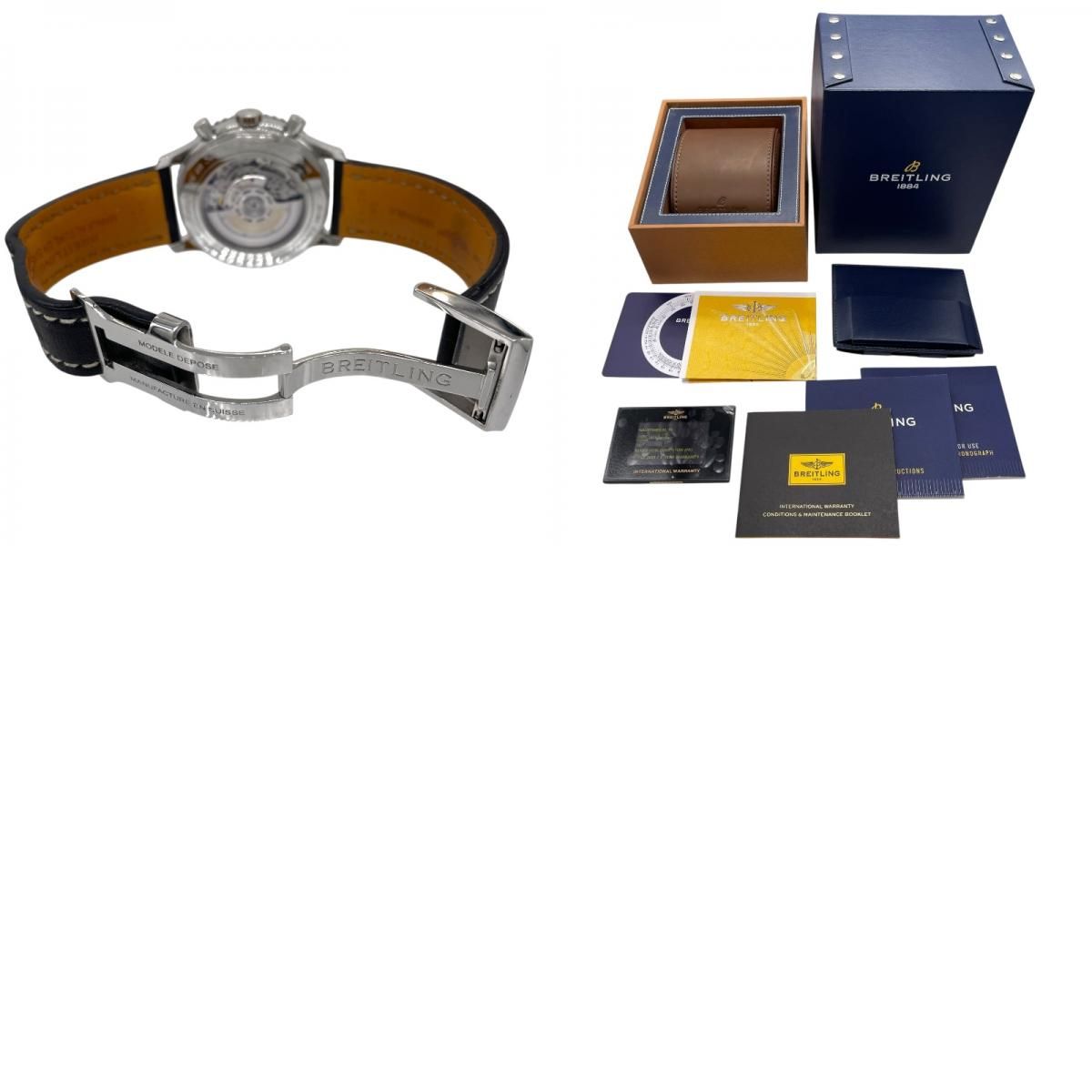Breitling Navitimer 01 46mm Black & Silver Automatic Chronograph