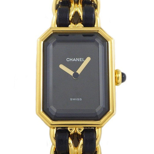Chanel Premiere L H0001 Octagonal Black Dial Quartz Watch
