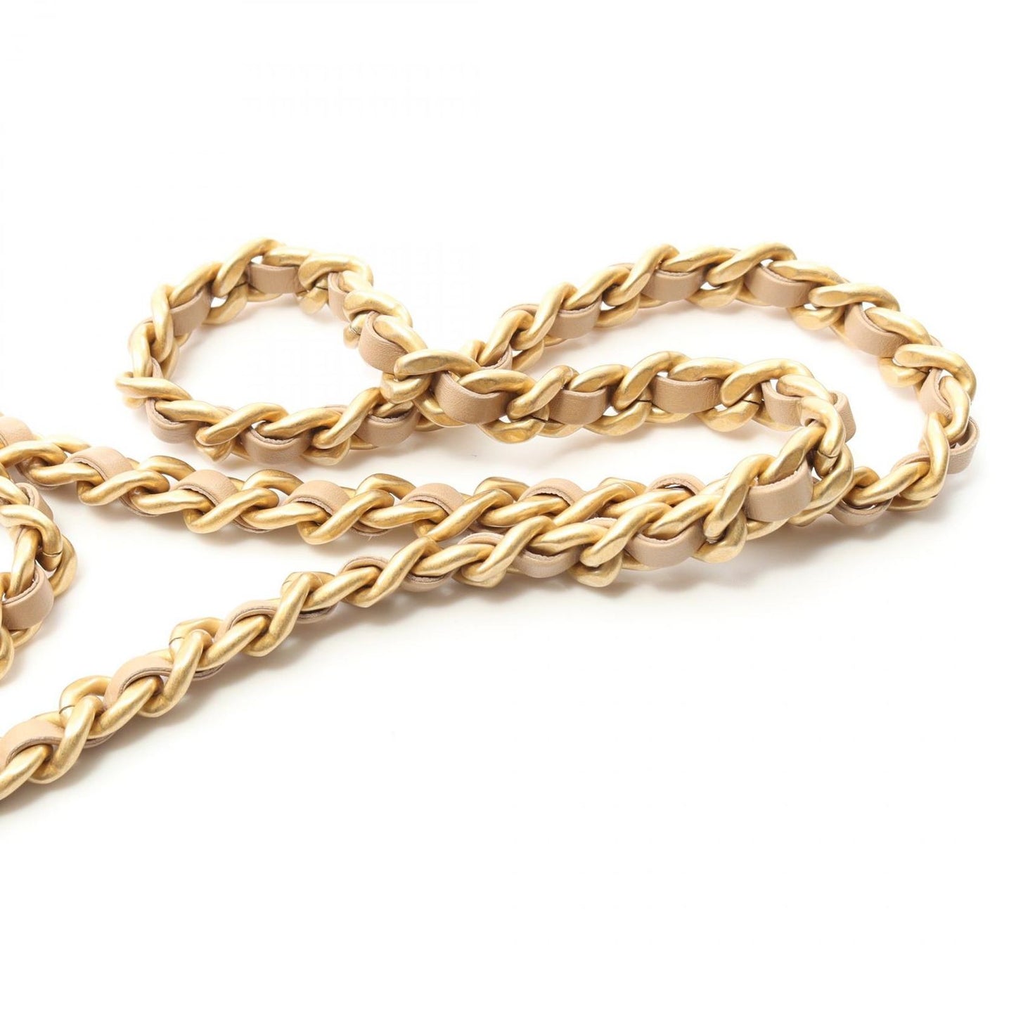 CHANEL Matelassé Beige Leather Shoulder Bag AS4666 - Timeless Elegance