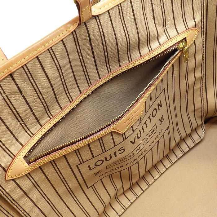 Louis Vuitton Neverfull GM Tote Bag - Monogram Canvas - Brown/Beige