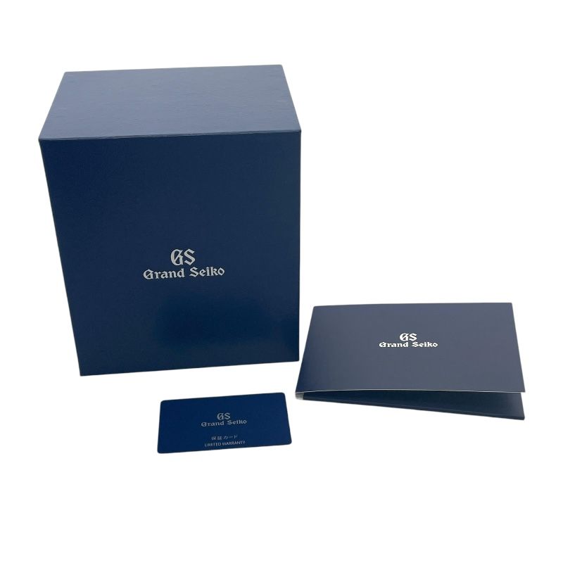 Seiko Grand Seiko SBGN027 9F Quartz GMT - Black Stainless Steel