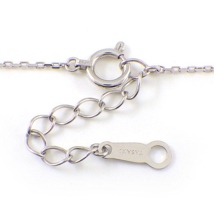 TASAKI 7.0mm Pearl & Diamond Necklace in K18 White Gold