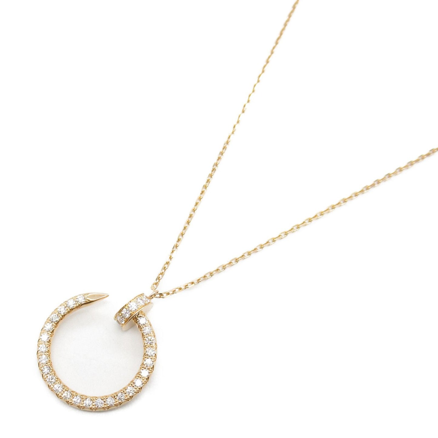 CARTIER Juste un Clou Diamond Necklace in 18K Pink Gold