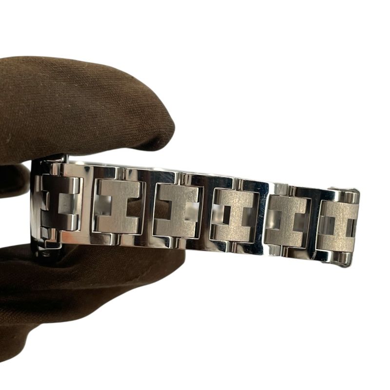 HERMES Clipper CL4.210 White SS Ladies Watch - Timeless Elegance