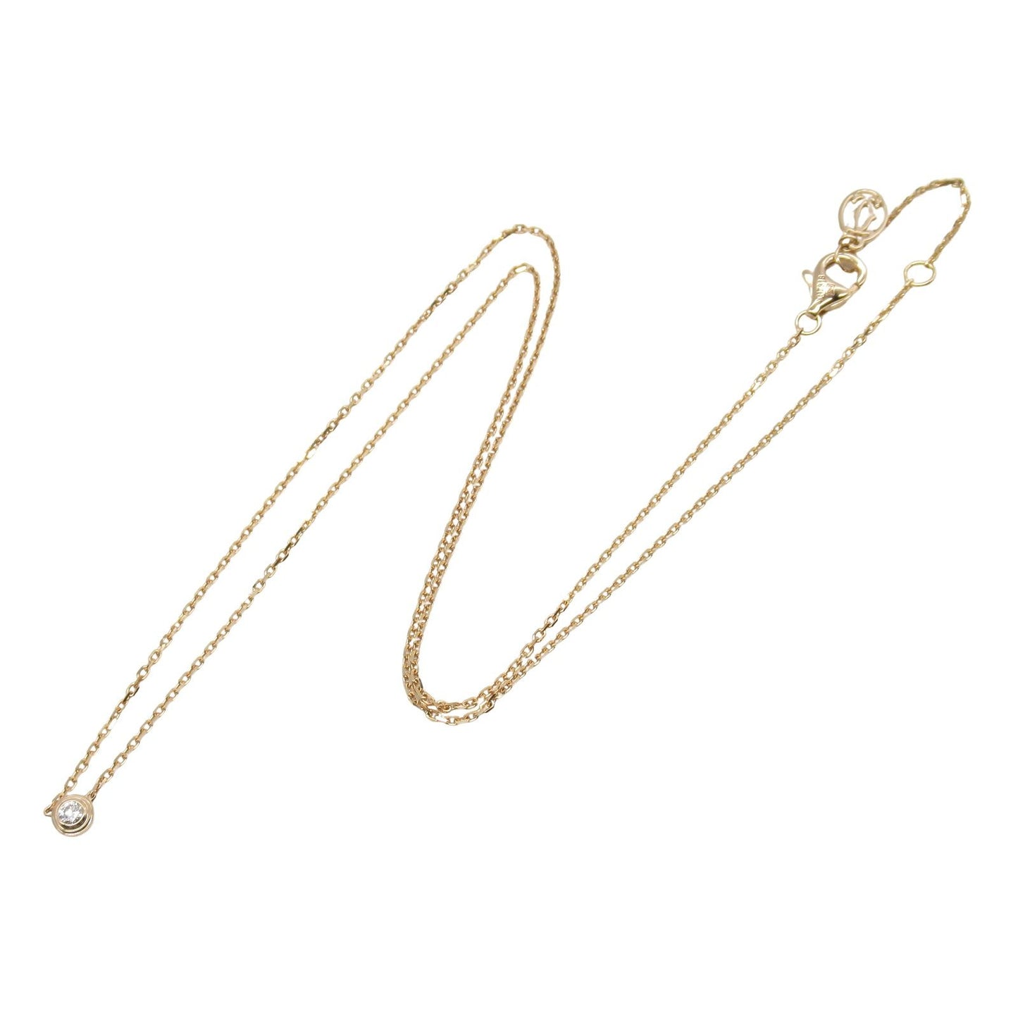 CARTIER Amour XS Necklace in K18 Pink Gold with Diamonds