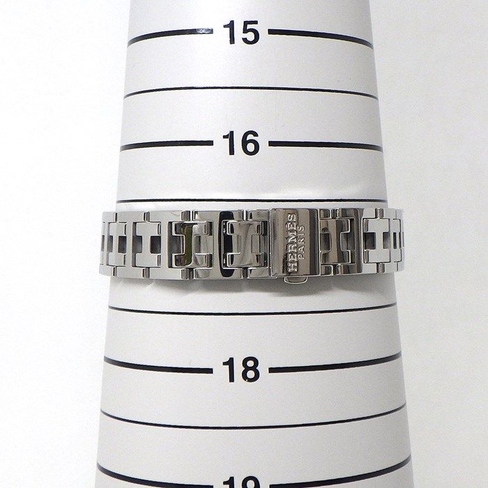 HERMES Clipper CL4.210 Quartz Watch with White Shell Dial