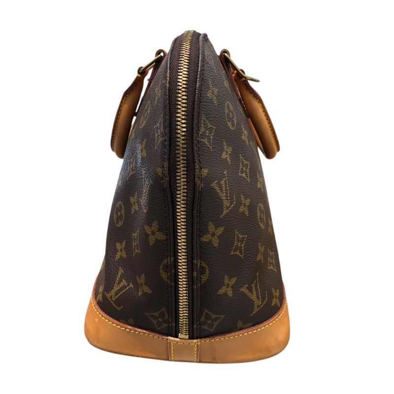 Louis Vuitton Alma M51130 Monogram Canvas Handbag - Brown