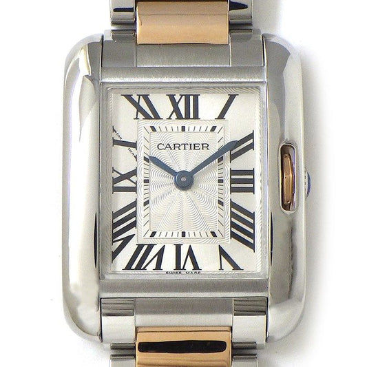 Cartier Tank Anglaise SM W5310019 - Exquisite Silver Dial Timepiece