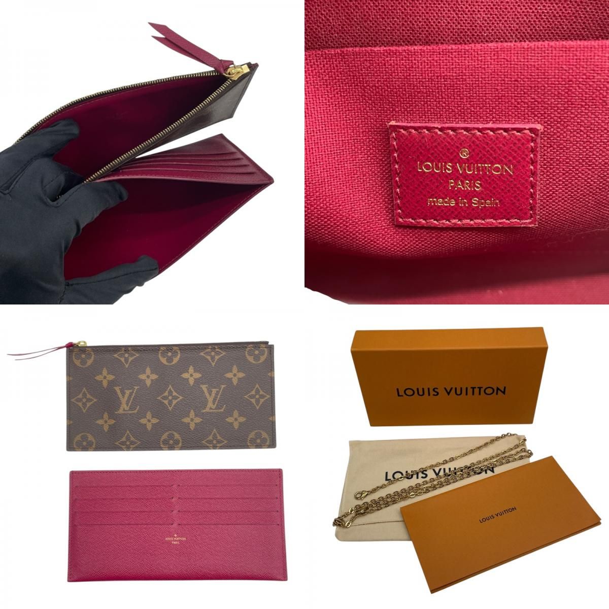 Louis Vuitton Pochette Felicie M81896 Monogram Canvas Shoulder Bag