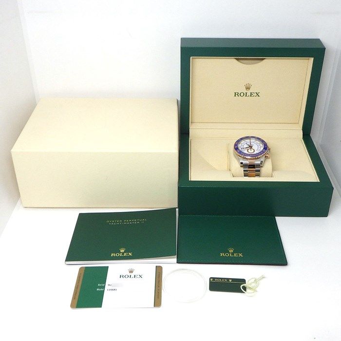 Rolex Yacht-Master II 116681 - Exquisite Chronograph in White Dial