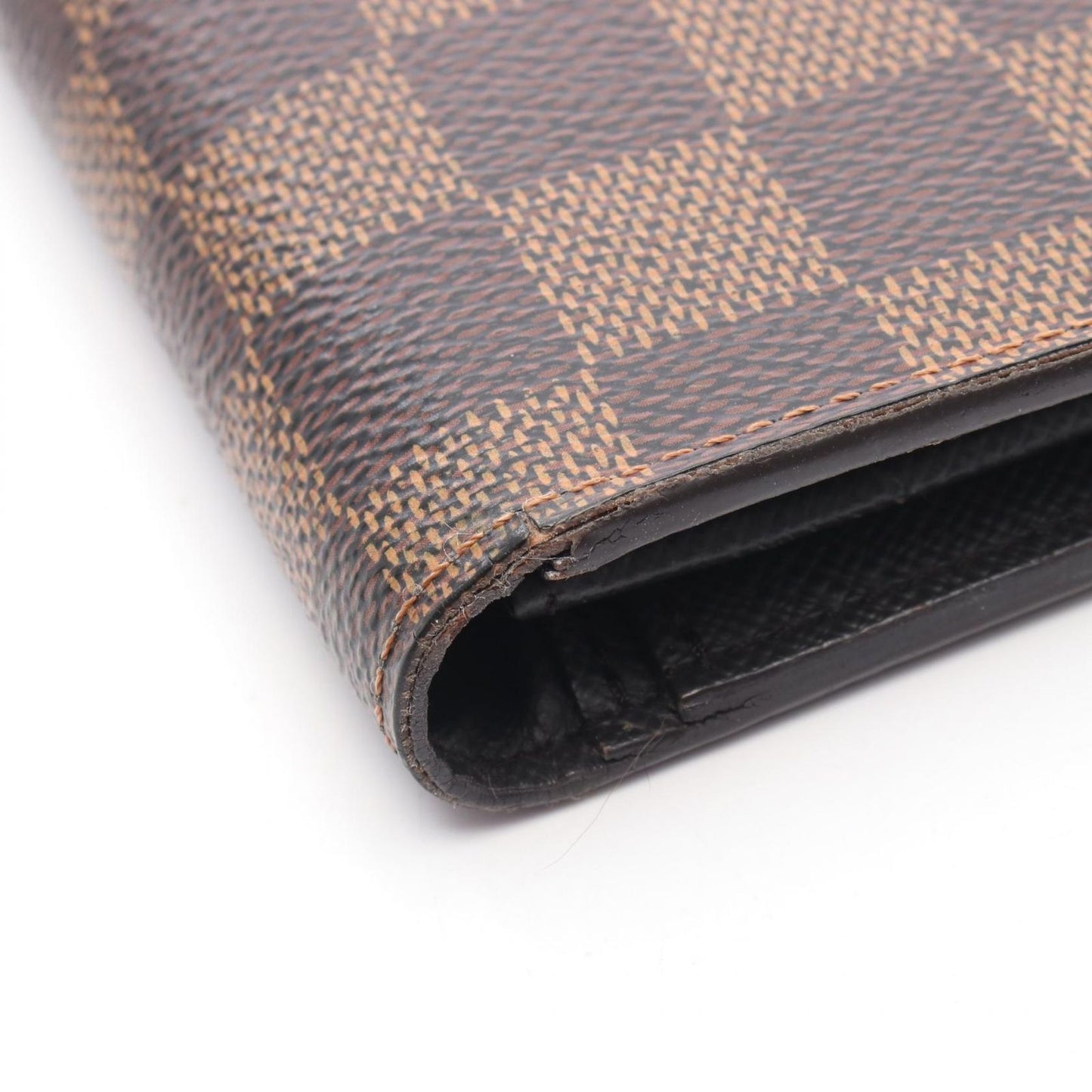 Louis Vuitton Portefeuille Brazza Wallet in Ebeune Canvas